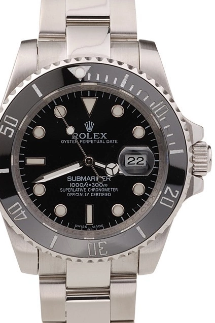 Good copy rolex watches Black Rolex Bezel Ceramic 98235 Black Dial Submariner 0816